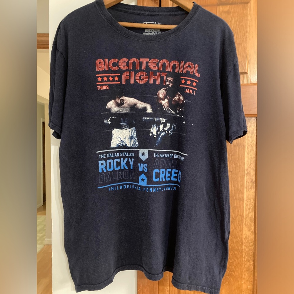 Funko Rocky Bicentennial Boxing Graphic T-Shirt L Large